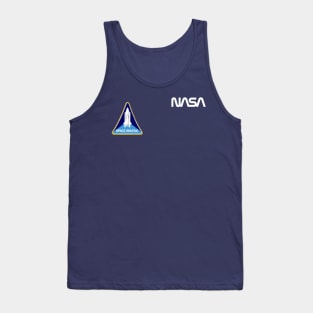 Officially approved merchandise - Vintage NASA logo & space shuttle mission patch Tank Top